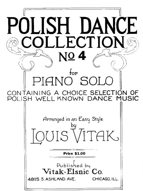 Piano Folio Polish Dance Orchestra Collection # 4