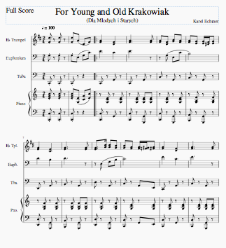 For Young And Old Krakowiak Quartet Sample