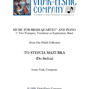 To Stefcia Mazurka Quartet Cover