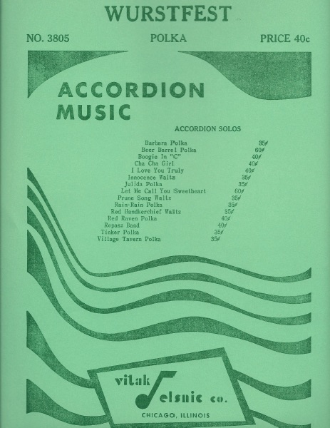 Accordion Wursfest Polka Cover