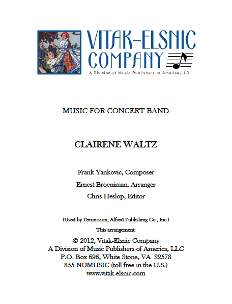 CB Clairene Waltz Cover