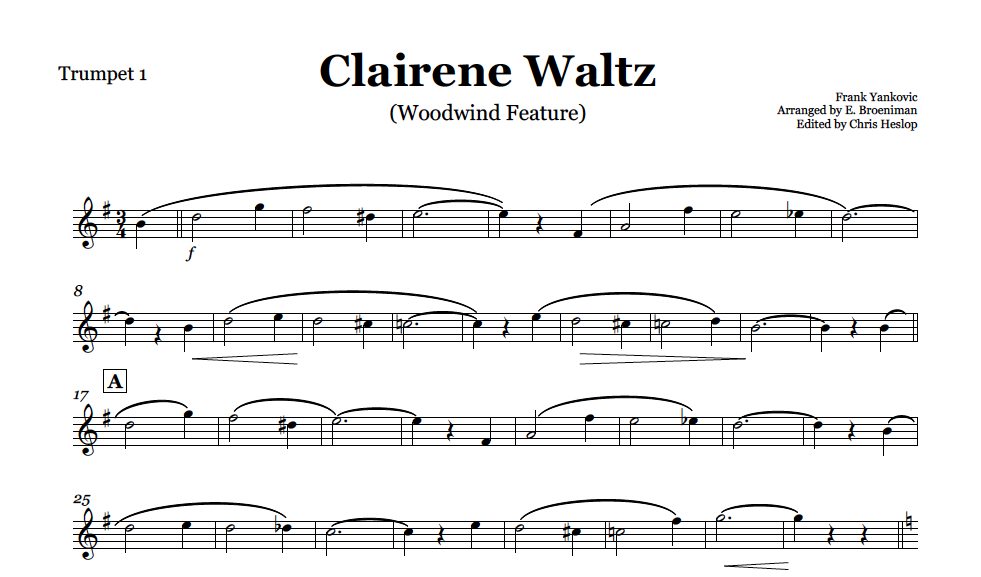 CB Clairene Waltz Sample